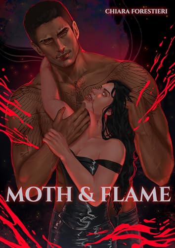 Cover of Moth & Flame: A Spicy, Dark, & Sweet Gothic Fantasy Romance Novella