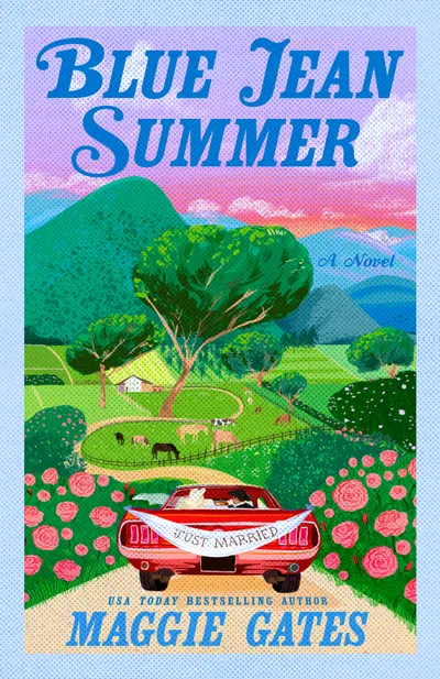 Cover of Blue Jean Summer: An unforgettable opposites attract, marriage of convenience cowboy romance