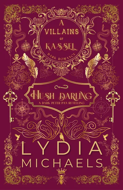 Cover of Hush Darling: A Wickedly Dark Peter Pan Retelling of Forbidden Romance